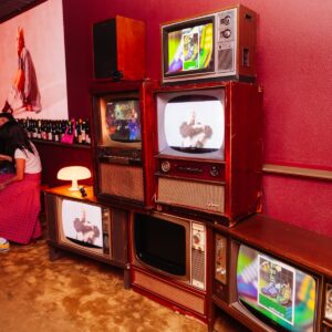 Old TV Television Unit, Large & Medium Size