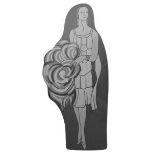 Cutout - Flapper with Fur