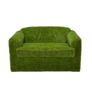 Couch Covered in Artificial Grass - Astro Turf Couch