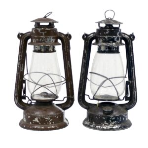 Rustic Hurricane Lantern -0