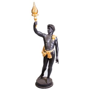 Male Art Nouveau Statue-0