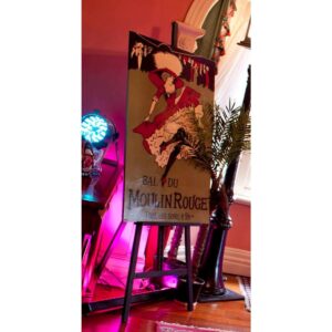 Burlesque Dancer French Theatre Poster-0