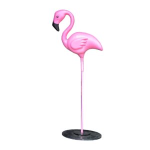 Flamingo on pole