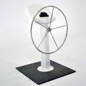 Modern Yacht Wheel on Stand
