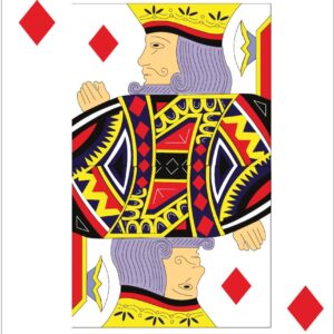 Cutout - King of Diamonds Playing Card