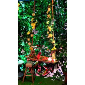 Swing, heavy rope, option with vines