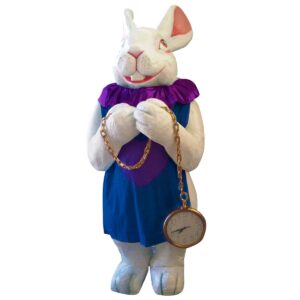 Bunny Girl Holding Pocket Watch