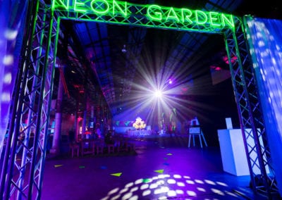Neon Garden Theme - Sydney Prop Specialists