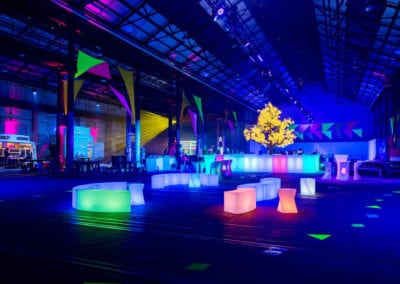 Neon Garden Theme - Sydney Prop Specialists