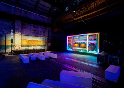 Neon Garden Theme - Sydney Prop Specialists