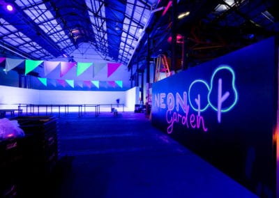 Neon Garden Theme - Sydney Prop Specialists
