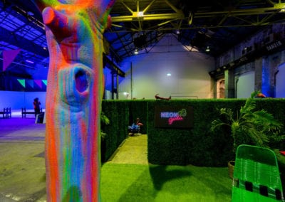 Neon Garden Theme - Sydney Prop Specialists