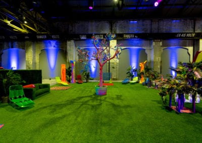 Neon Garden Theme - Sydney Prop Specialists