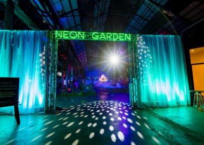 Neon Garden Theme - Sydney Prop Specialists