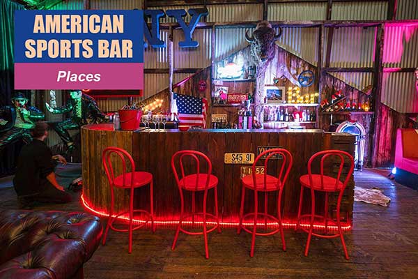 American Sports Bar Theme - Place Themes -  Sydney Prop Specialists
