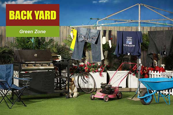 Backyard Theme - Green Zone Themes -  Sydney Prop Specialists