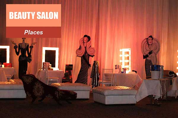Beauty Salon Theme - Place Themes -  Sydney Prop Specialists