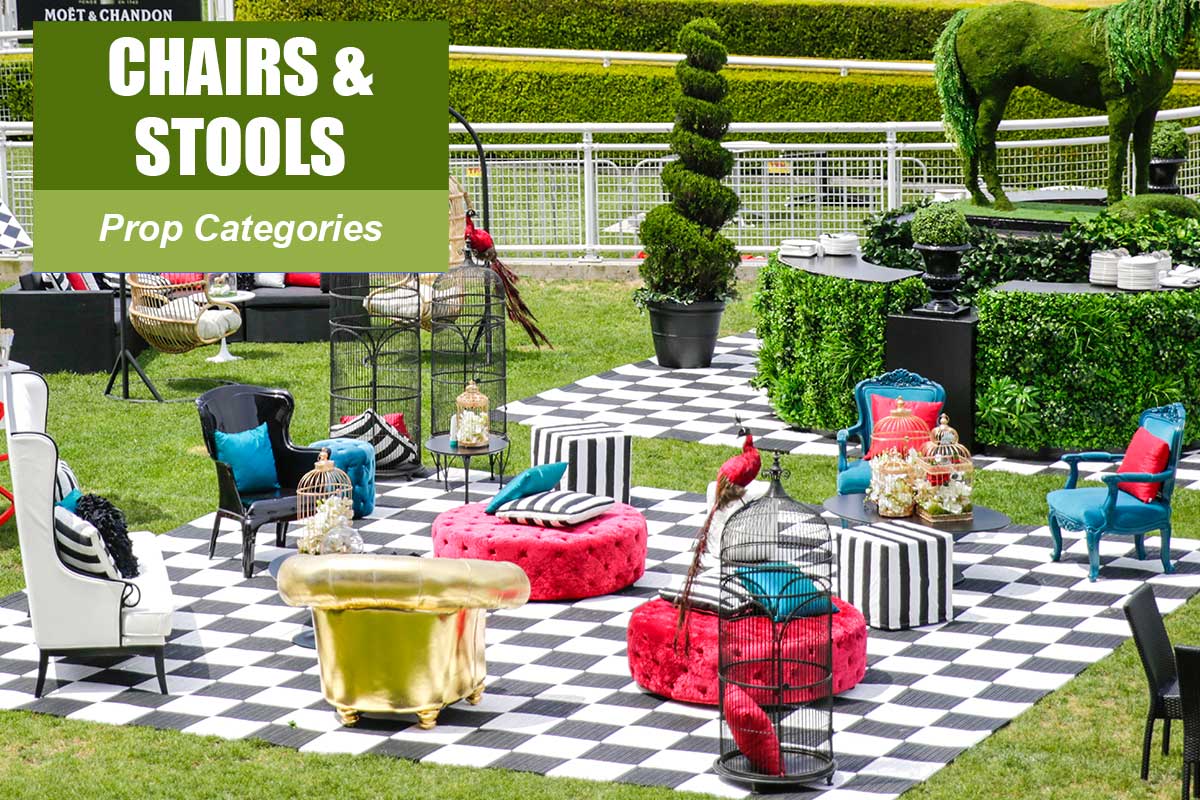 Chairs and Stools -  Sydney Prop Specialists