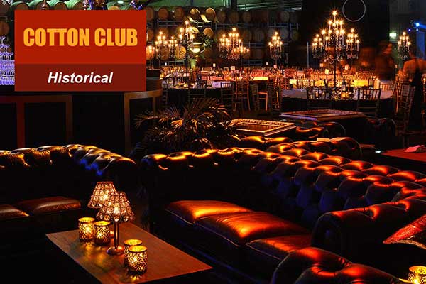 Cotton Club Theme - Historical Themes -  Sydney Prop Specialists