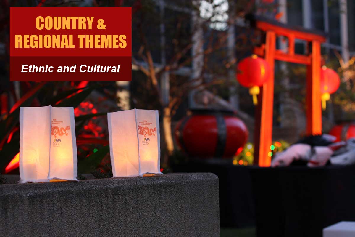 Country and Regional Themes at Sydney Prop Specialists