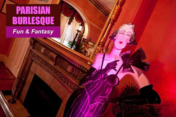 Parisian Burlesque Theme - Fun and Fantasy Themes - Sydney Prop Specialists
