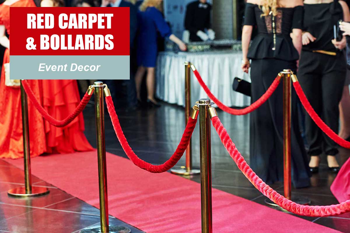 Red Carpet and Bollards  -  Sydney Prop Specialists