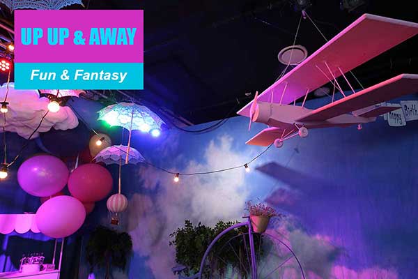 Up Up and Away Theme - Fun and Fantasy Themes - Sydney Prop Specialists