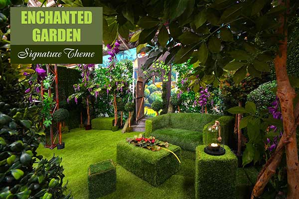 Enchanted Garden Theme - Signature Themes - Sydney Prop Specialists