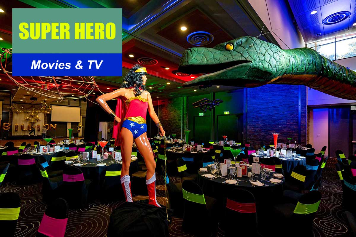 Superhero Theme - Brand Activation Themes at Sydney Prop Specialists