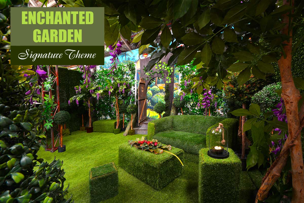 Enchanted Garden Theme - Brand Activation Themes at Sydney Prop Specialists