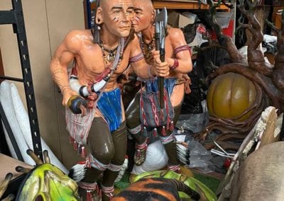 Man Cave Props and Theming - Life-size Native American Indian Props