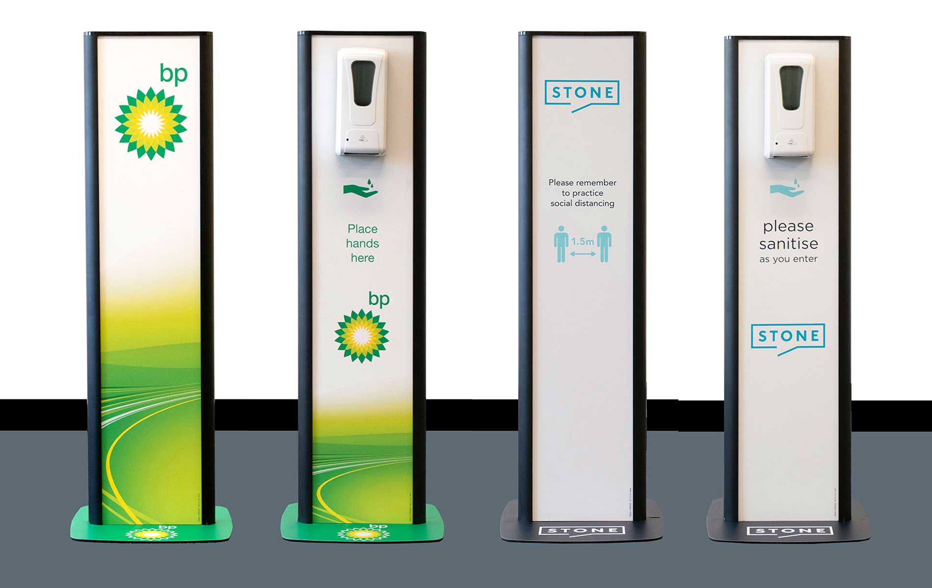 Branded Sanitiser Dispenser Stands