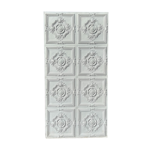 Ornate White Wall Flat