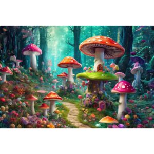 Alice Mushroom A Backdrop BD1100