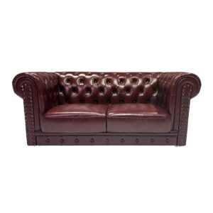 Double Seater Chesterfield - Red