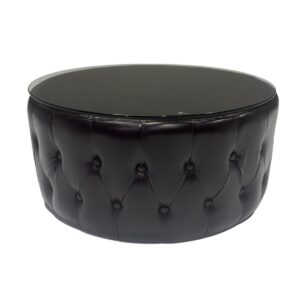 Chesterfield Ottoman - Brown