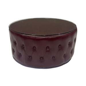 Chesterfield Ottoman - Red