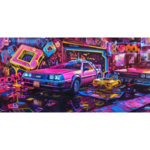 I Love 80s Backdrop B BD1107