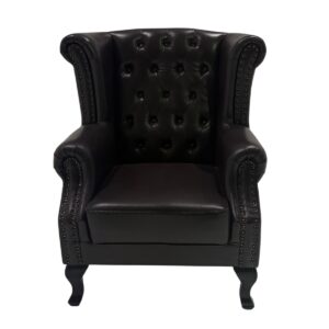 Wingback Chesterfield - Brown