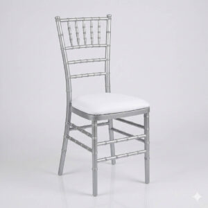 Tiffany Chair Resin Silver - TIFFRSI