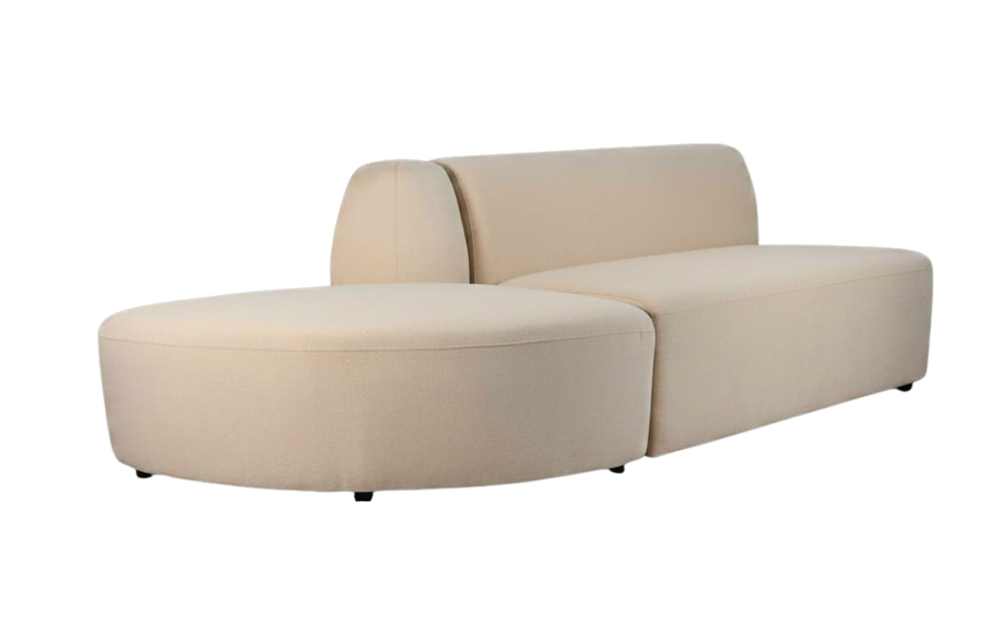 Chloe Lounge - Natural - Semi-Circle End - Image 7