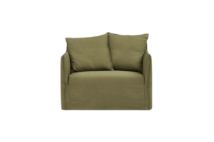 Joe Deep Lounge - Olive - Single Seater