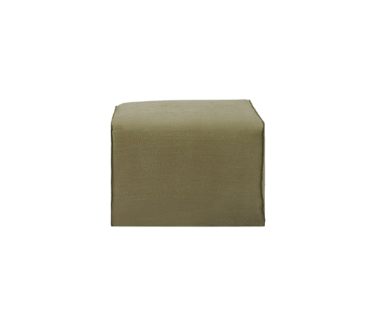 Joe Deep Lounge - Olive - Ottoman - Image 3