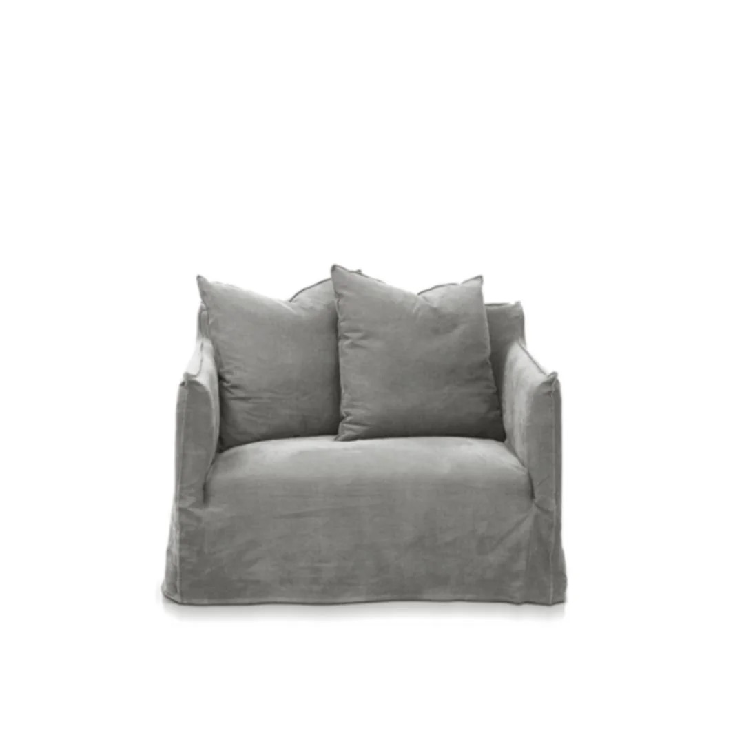 Joe Deep Lounge - Stone - Single Seater