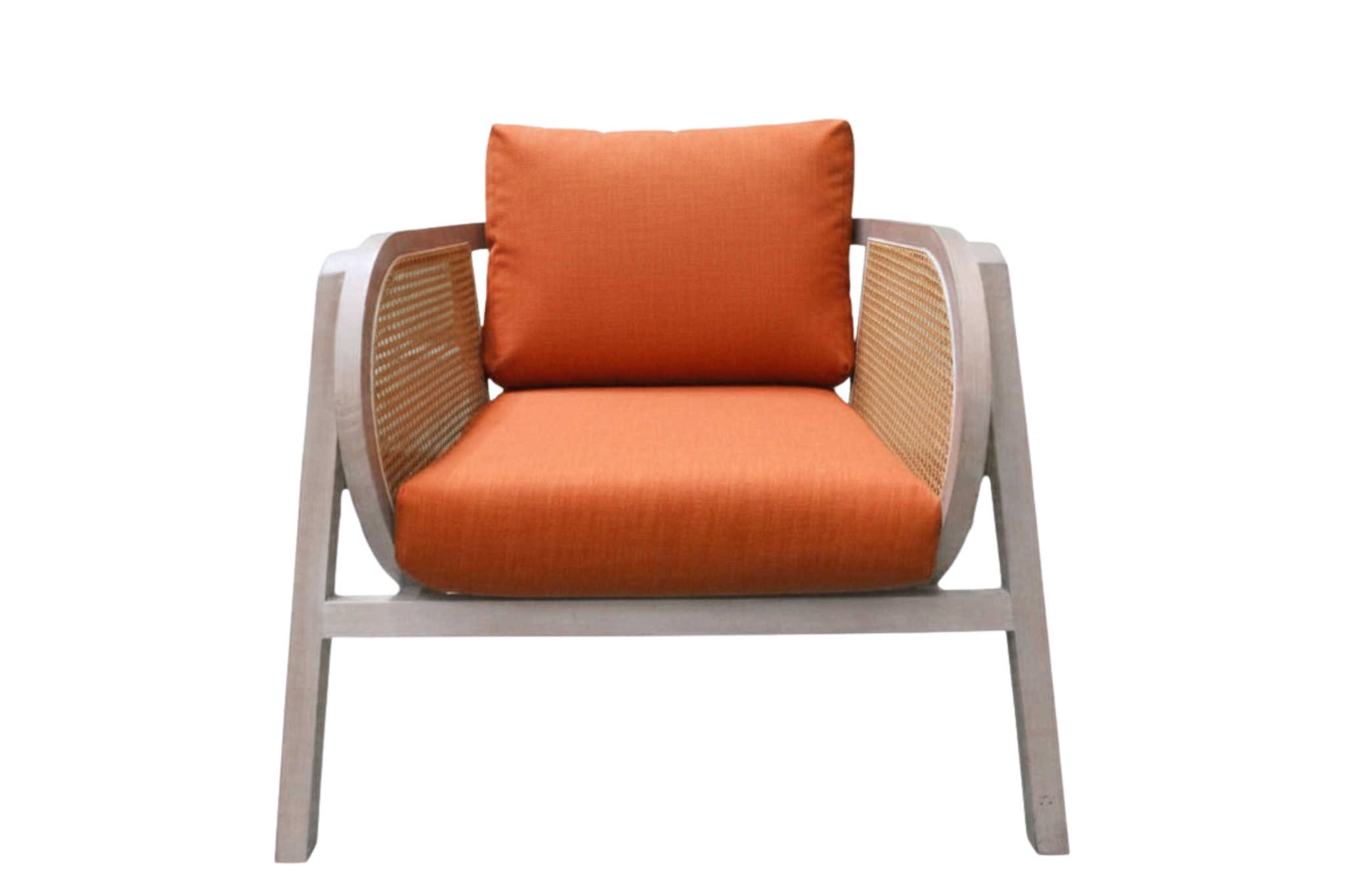 Luka Lounge - Linen Burnt Orange - Single Seater