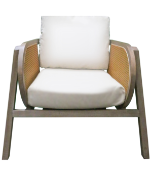 Luka Lounge - Linen Natural - Single Seater