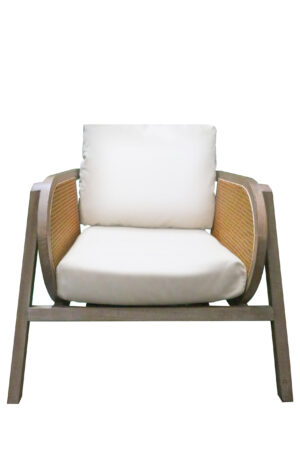 Luka Lounge - Linen White - Single Seater