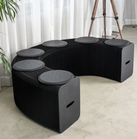 Melodeon Bench - Black - Image 4