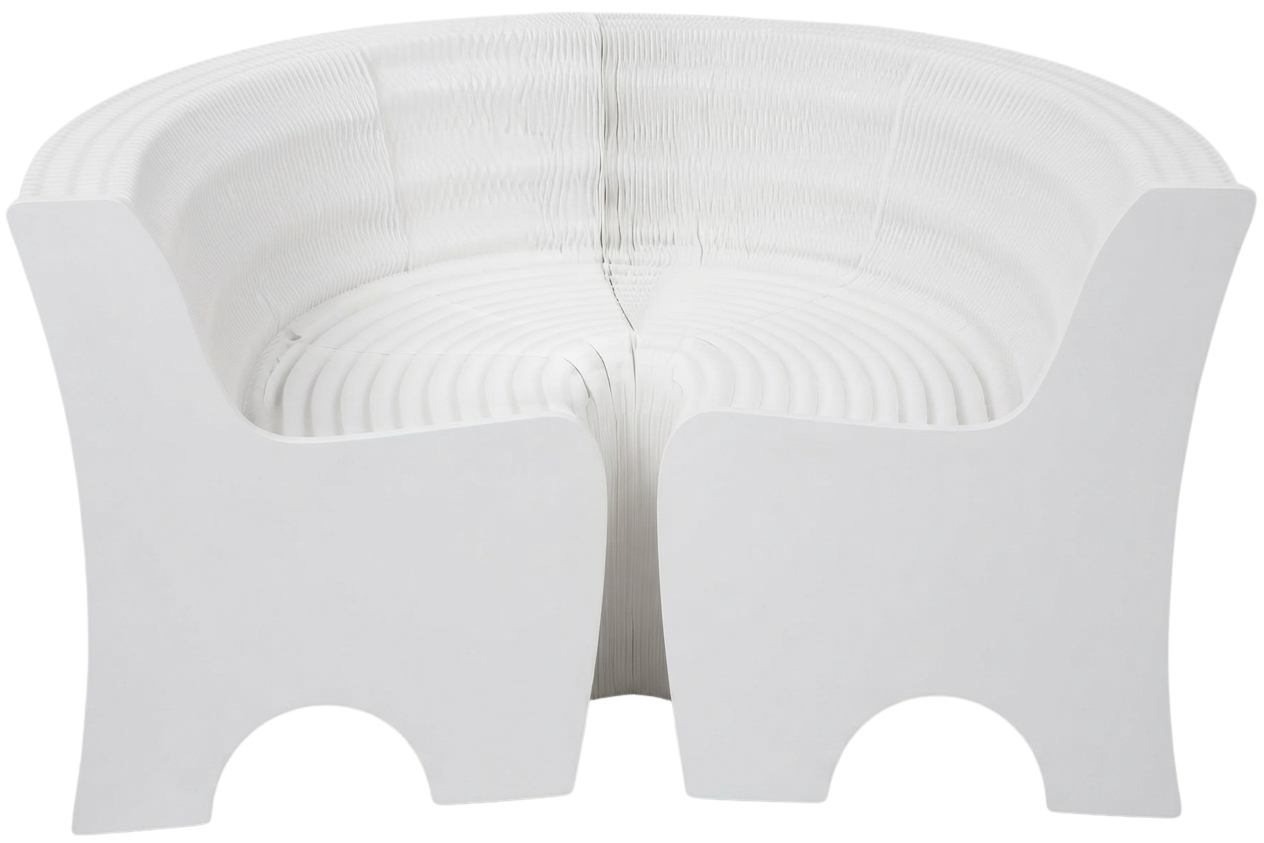 Melodeon Lounge-Couch - White