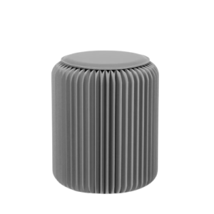 Melodeon Ottoman - Grey